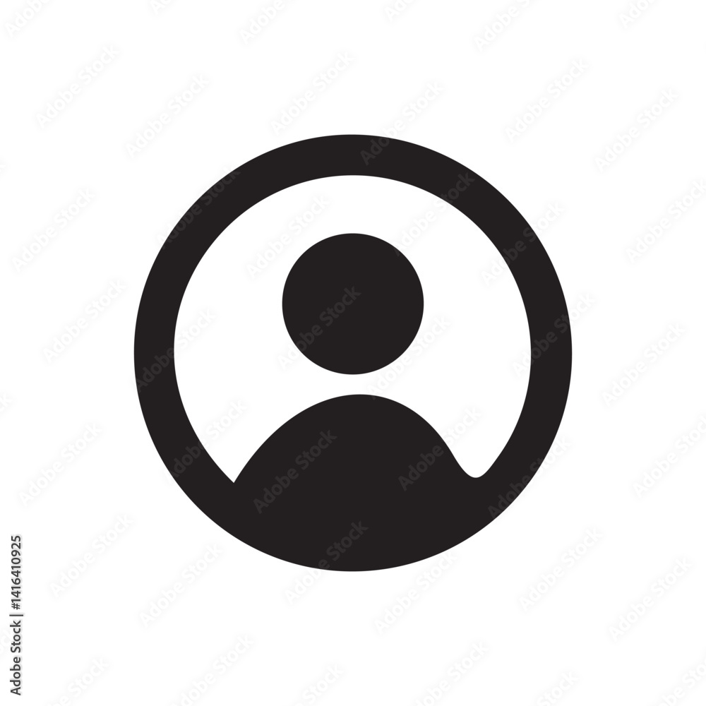 vector icon of a person vector icon of a person