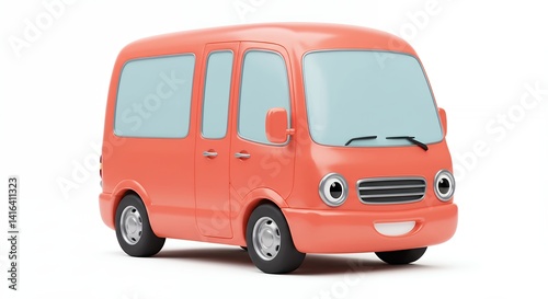 Cartoon van illustration