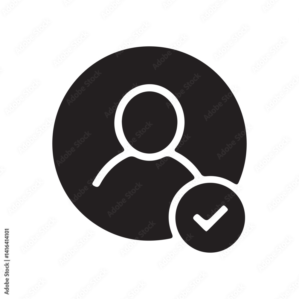 Black User icon vector. Profile and people silhouette collection. Vector Illustration Eps 10 Black User icon vector. Profile and people silhouette collection. Vector Illustration Eps 10