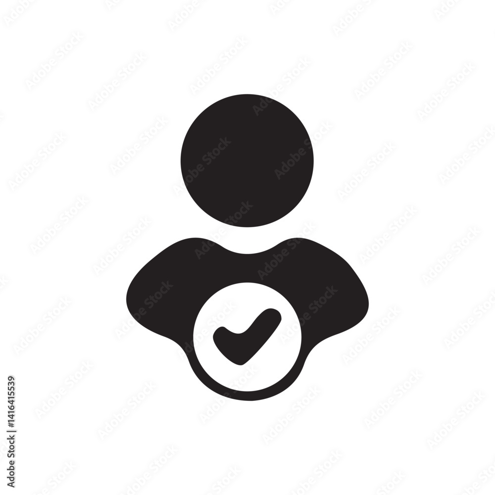 Black User icon vector. Profile and people silhouette collection. Vector Illustration Eps 10 Black User icon vector. Profile and people silhouette collection. Vector Illustration Eps 10