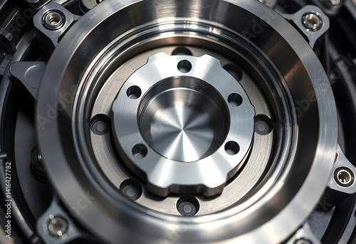 Wallpaper Mural close up of a wheel on a motorcycle Torontodigital.ca