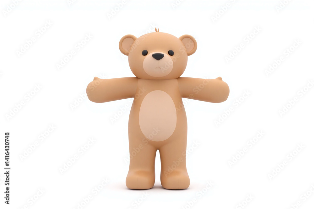 brown teddy bear sitting on top of a white surface brown teddy bear sitting on top of a white surface