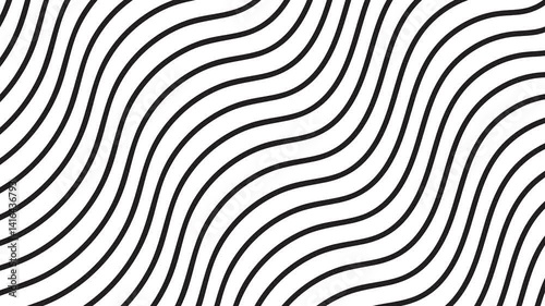 Motion video featuring an abstract wave line background
