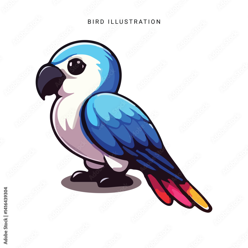 Obraz premium Colorful Birds Clip Art Collection bird illustration
