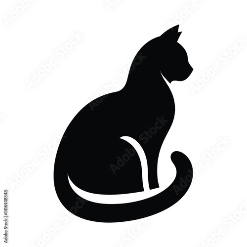 cat silhouette vector