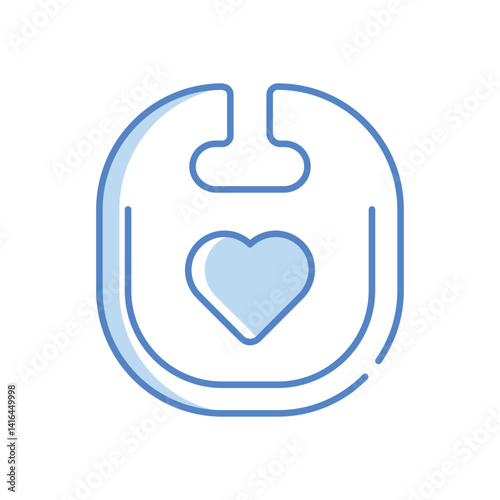 Baby Bib Vector icon