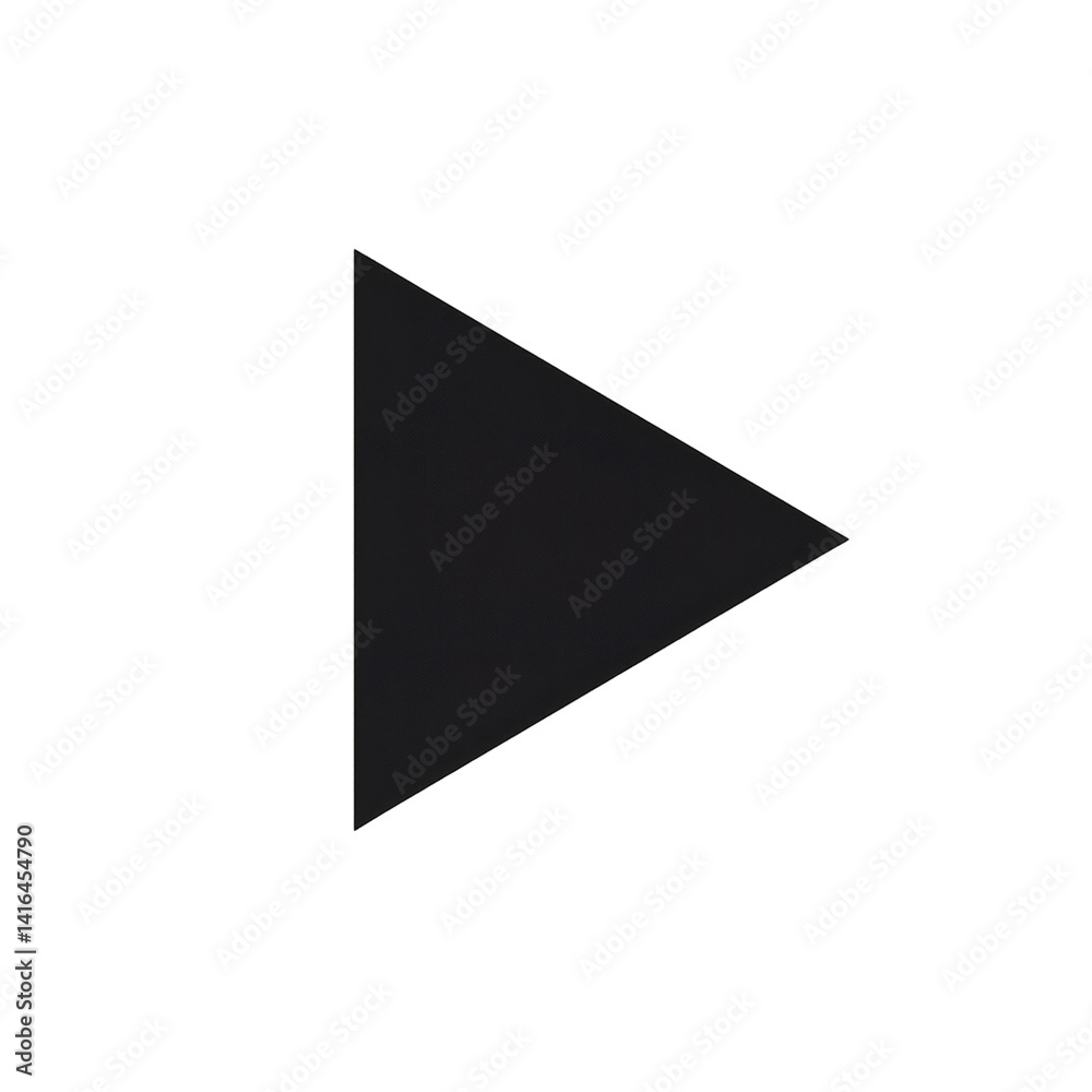 black arrow icon