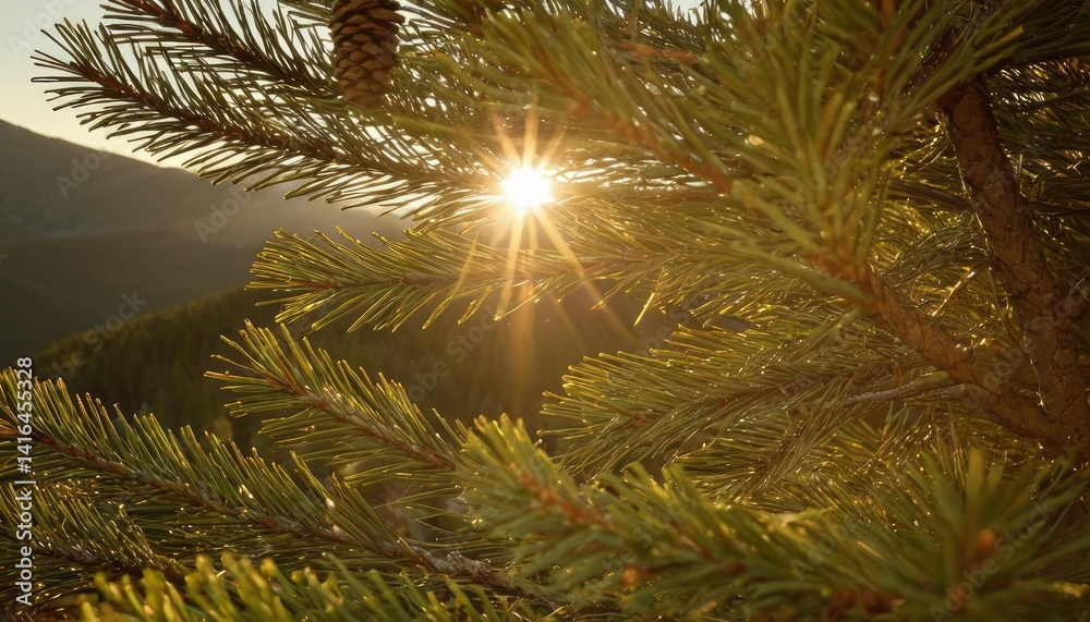 Obraz premium Close-up of pine tree 1