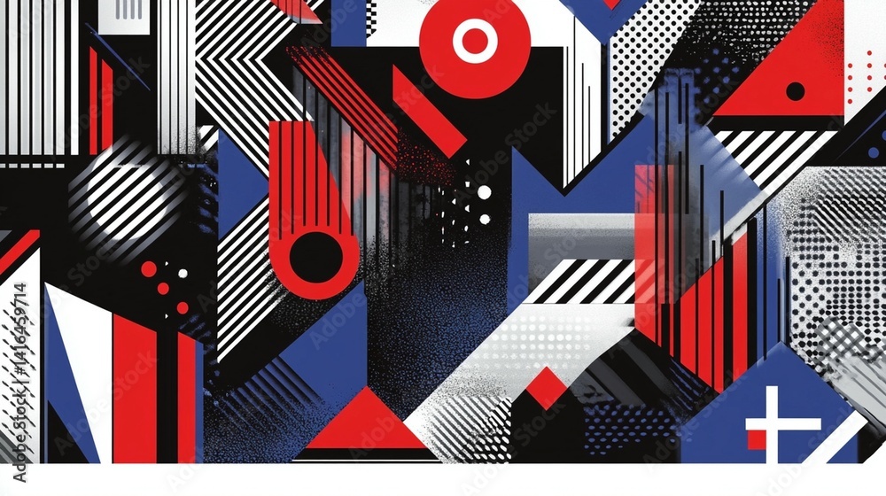 Abstract red white blue energetic background texture Abstract red white blue energetic background texture