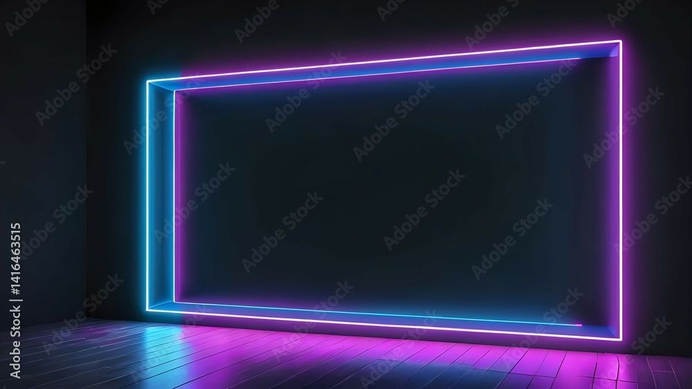 glowing neon sign