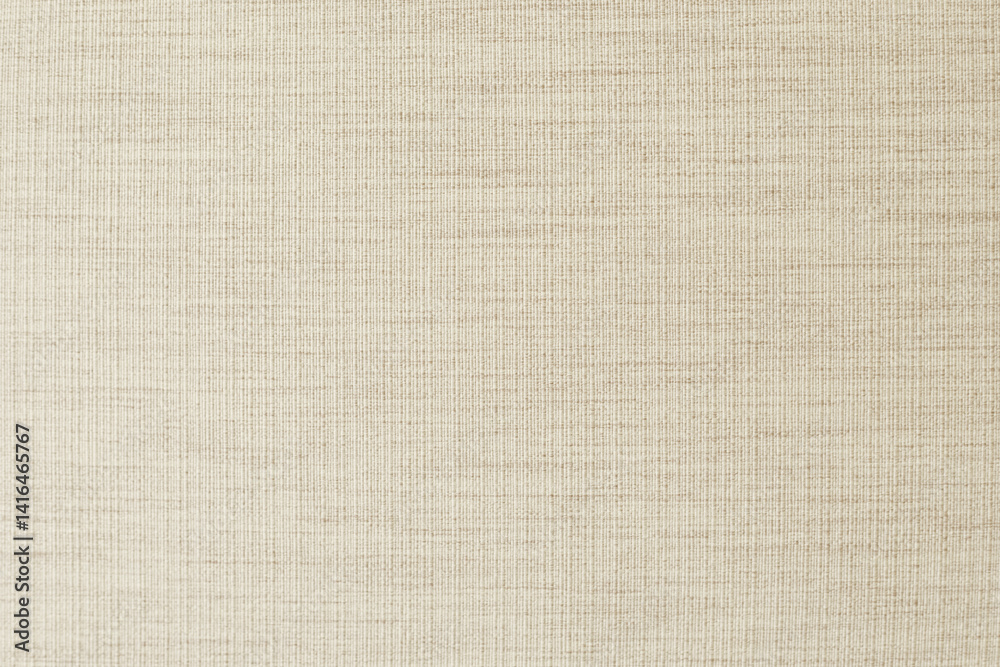 Brown linen fabric texture or background, horizontal shape