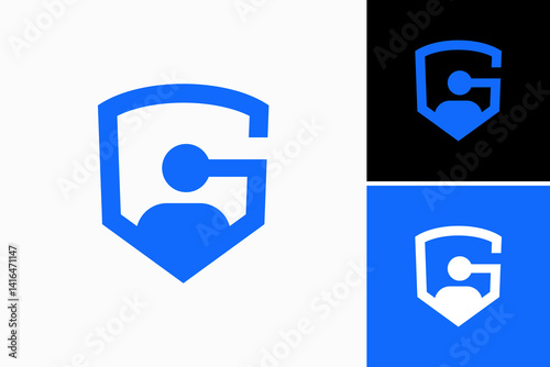 security human logo design vector
