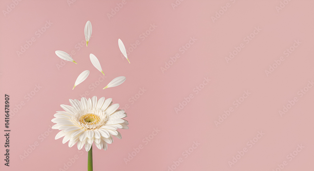 Obraz premium pink flower background