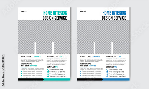 Luxury Home For Sale Business Flyers Layout, home interior flyer template design, Business flyer design and brochure cover template for real estate agency.