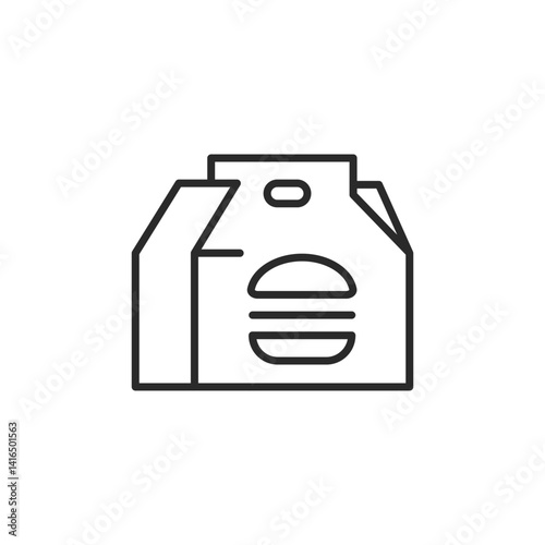 Burgers icon. An icon of fast food items like burgers, commonly associated with unhealthy dietary choices. For use in health education. Vector illustration
