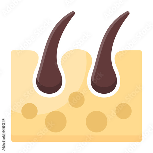 Epidermis Flat Icon