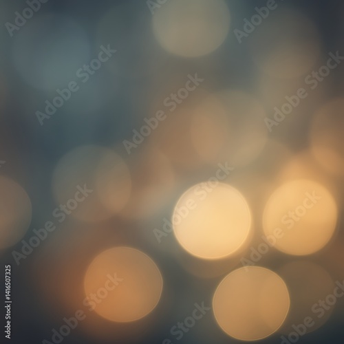 soft glowing bokeh background in warm golden tones