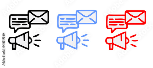 Digital marketing icon set. Containing seo, content, website, social media, sales and online advertising. Solid vector symbol collection