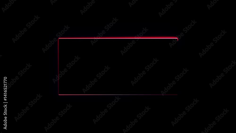 Bright neon effect rectangle frame Loop background. Animation of glowing neon rectangles abstract background. Bright neon effect rectangle frame Loop background. Animation of glowing neon rectangles abstract background.