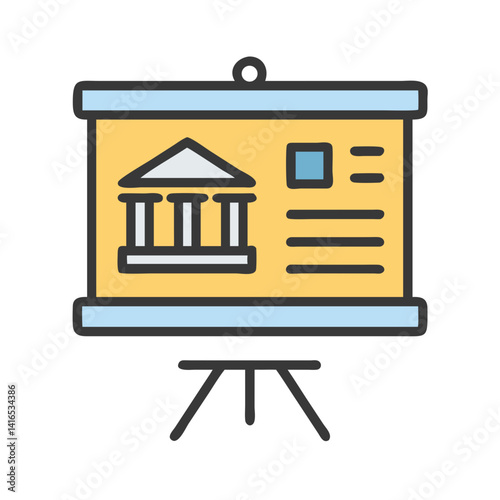  museum-presentation-board-icon