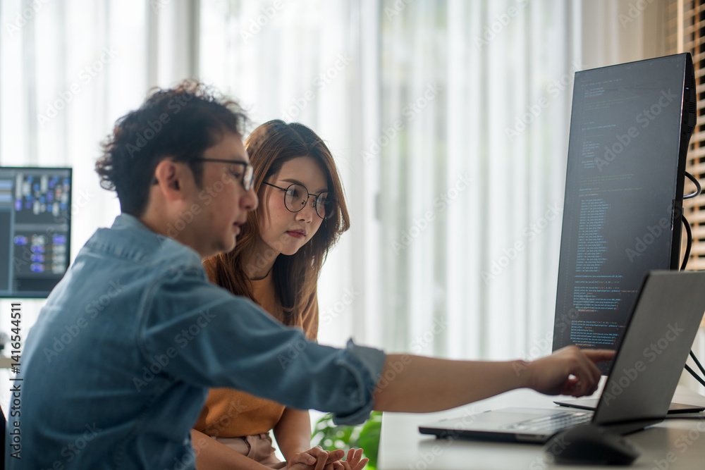 Professional engineers unite in trendy workplaces, using cutting-edge technology to develop and perfect cyber applications. Professional engineers unite in trendy workplaces, using cutting-edge technology to develop and perfect cyber applications.