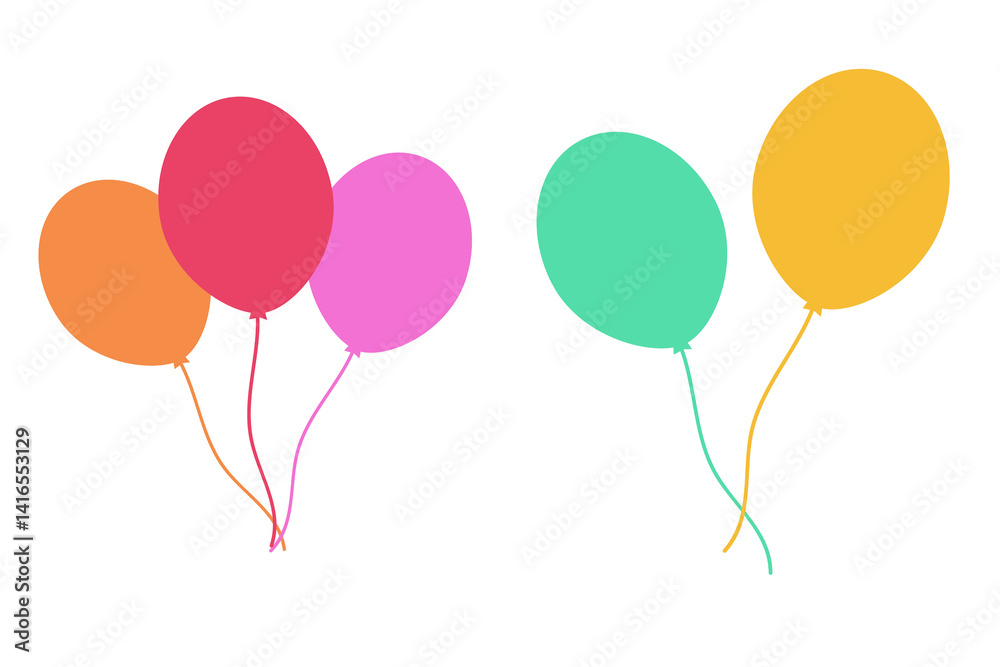 Set of balloons, balloon, decoration, arrangement, stylish, simple, pop, glitter, event, festival, partys, gift,colorful balloons isolated on transparent background Set of balloons, balloon, decoration, arrangement, stylish, simple, pop, glitter, event, festival, partys, gift,colorful balloons isolated on transparent background