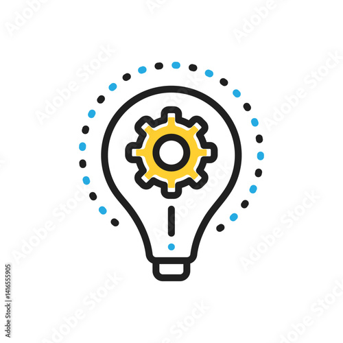 Multi color  icon for realize