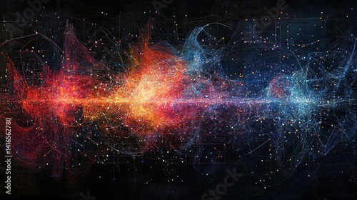 Digital Tapestry: Connecting Humanity in a Cyber Web, Symbolizing the Interconnected Nature of Technology, Digital Business, and Global Innovation. 