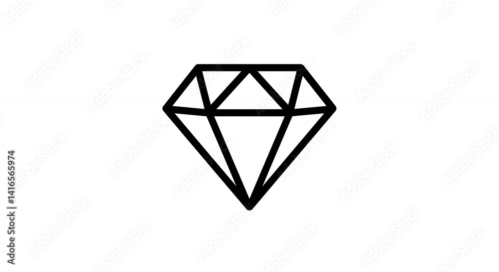 Simple black diamond graphic design Simple black diamond graphic design