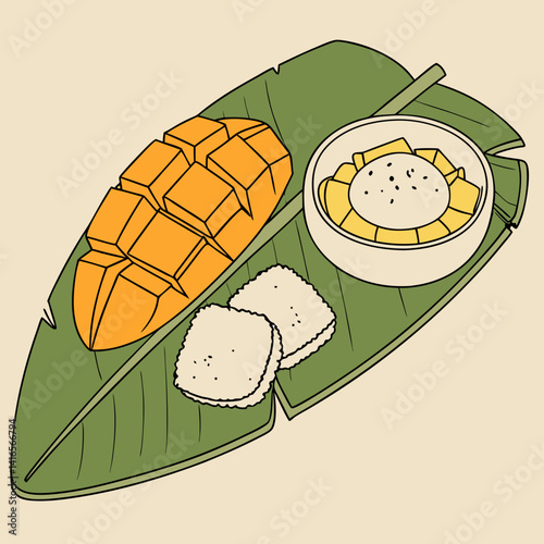 vector illustration of bread