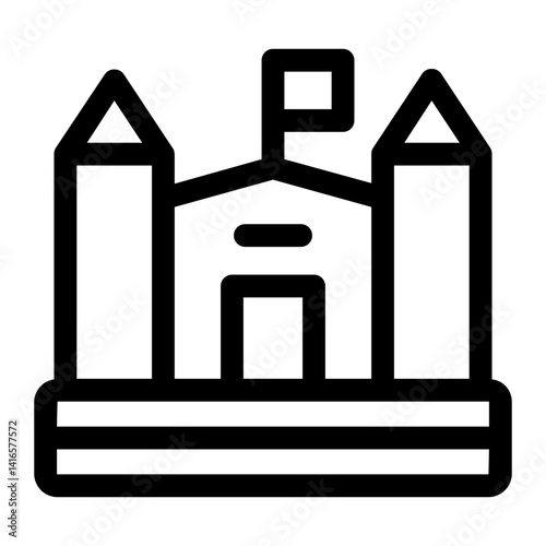 bounce castle icon