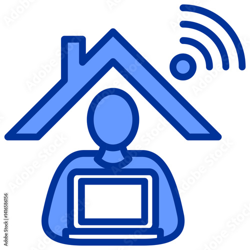 Remote Work Icon