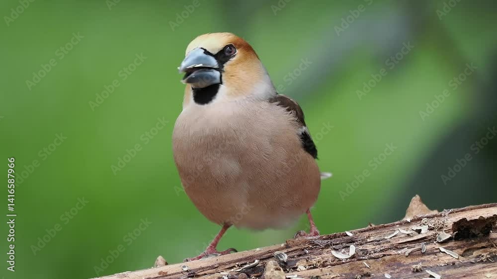 Kernbeißer (Coccothraustes coccothraustes)  