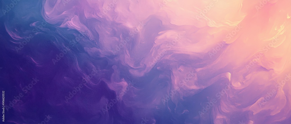 Fototapeta premium Abstract background of colorful swirling textures in shades of purple, pink and blue, ideal for artistic design, wallpaper, and creative branding projects.