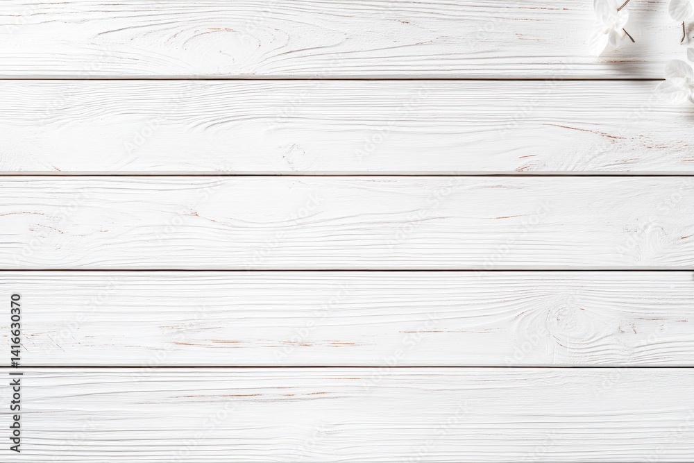 White wooden plank background