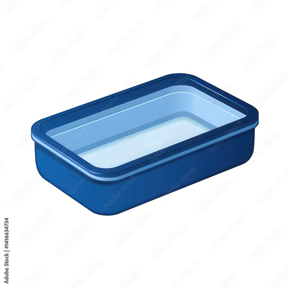 Empty rectangular pool, illustration, graphic design