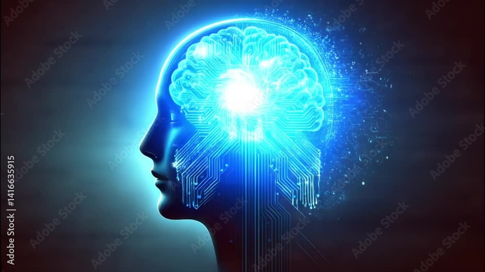 Glowing cyan-blue human figure in abstract digital setting representing AI and machine learning
Glowing cyan-blue human figure in abstract digital setting representing AI and machine learning