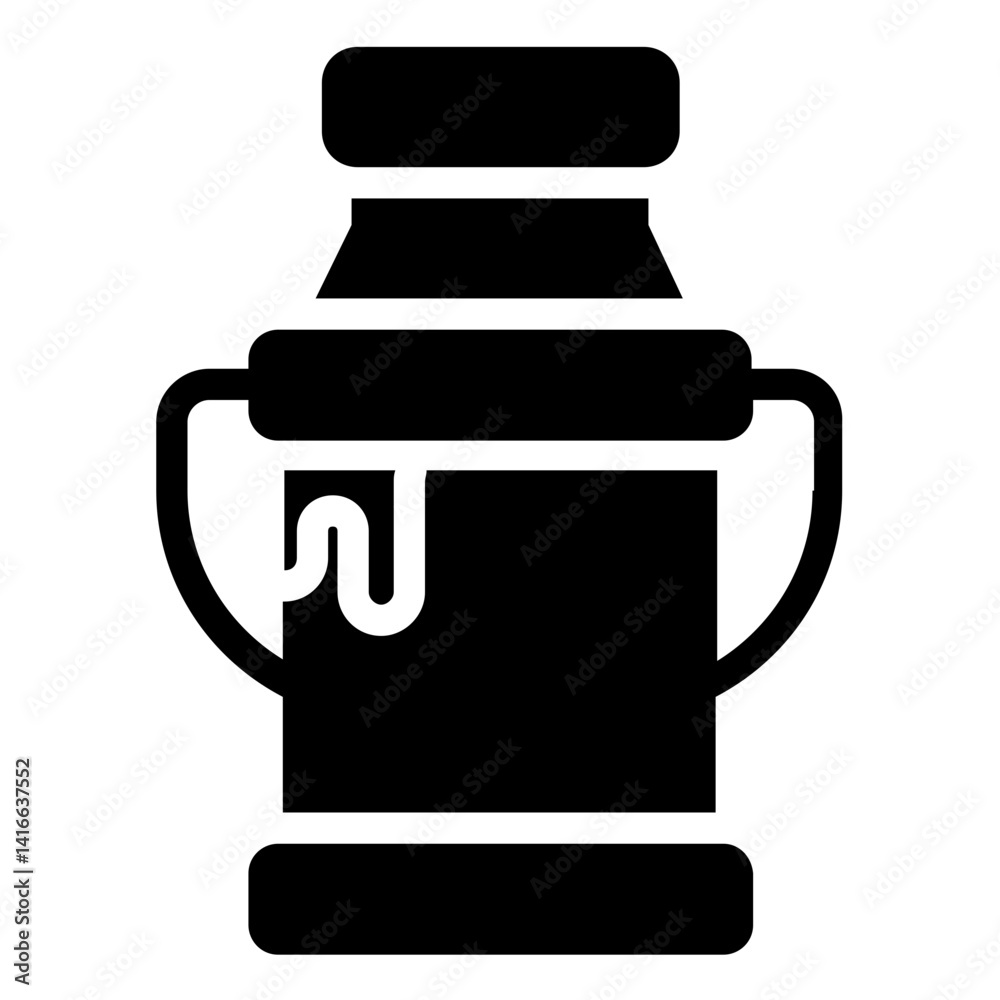 Obraz premium milk tank icon