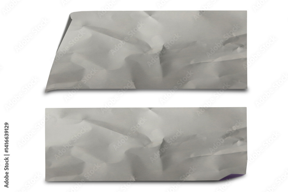 Naklejka premium Blank Paper Sticker Tag Lable Texture Set For Mockup Template