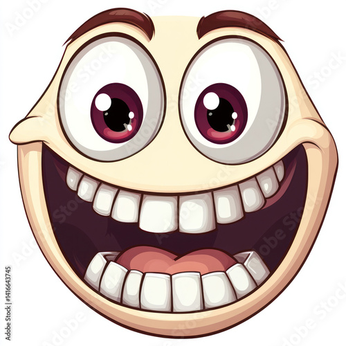 Wallpaper Mural cartoon face of a man Torontodigital.ca