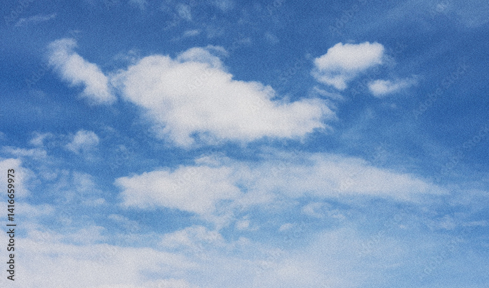 Fototapeta premium Altocumulus cloud on beautiful blue sky , Fluffy clouds formations at tropical zone
