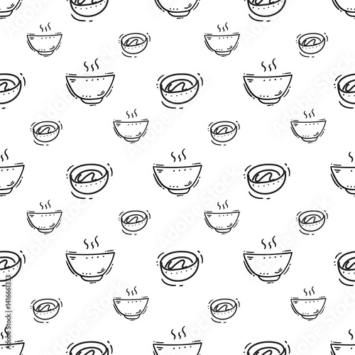 kitchen utensil pattern. kitchenware seamless pattern. doodle cooking utensil seamless pattern. doodle kitchen background