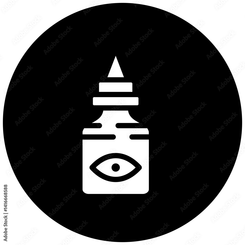 Vector Design Eye Drop Icon Style Vector Design Eye Drop Icon Style