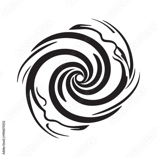 abstract swirl vector