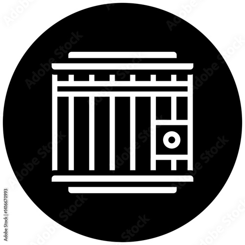 Vector Design Jail Icon Style