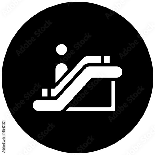 Vector Design Escalator Icon Style