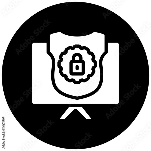 Vector Design Security Control Icon Style