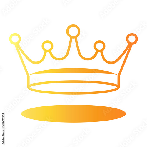 antique Line Gradient Icon
