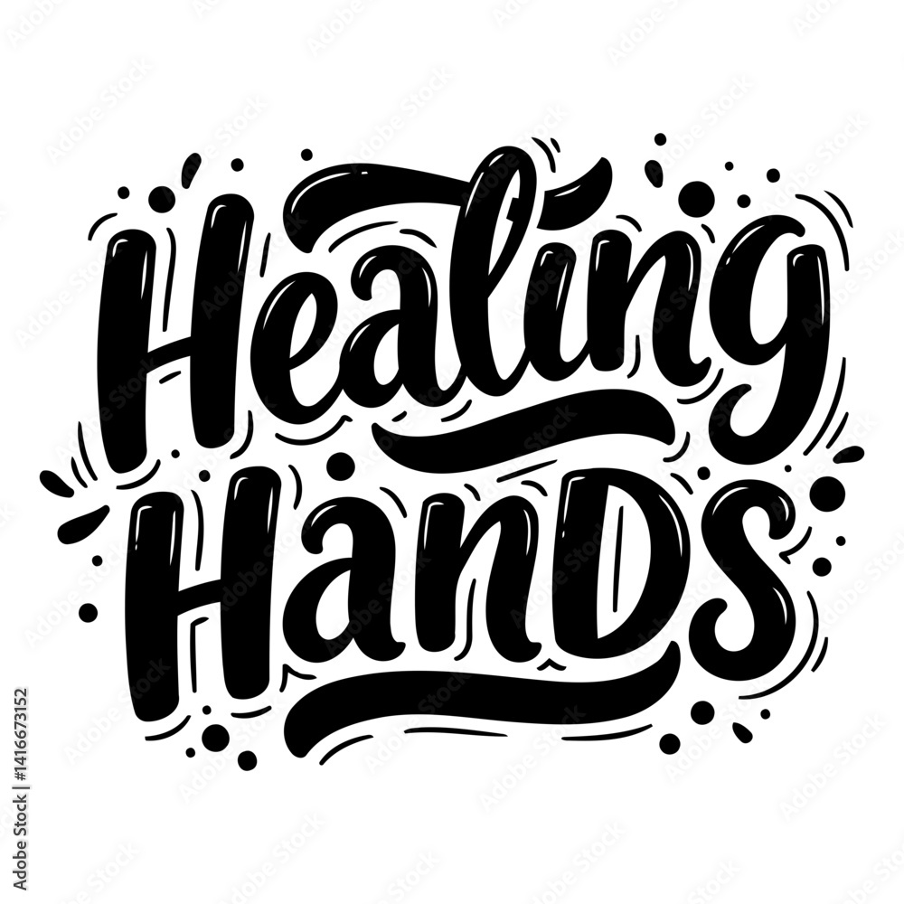 Fototapeta premium Bold, inspirational typography graphic perfect for health and wellness marketing materials or educational posters. Stylish, black and white design.