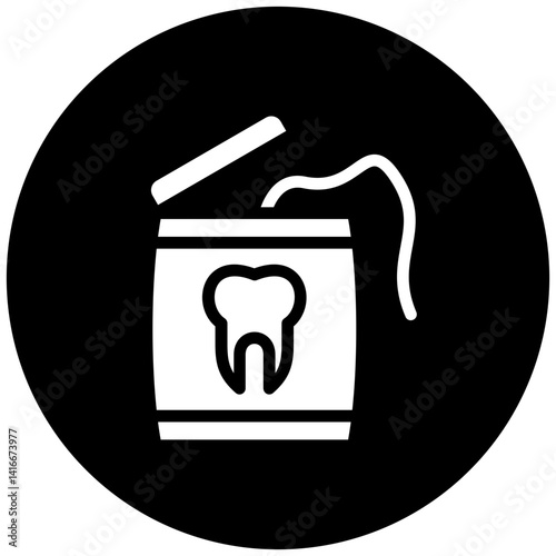 Dental Floss Icon Style